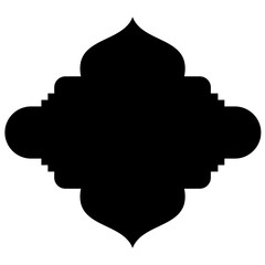 Islamic Label Emblem Shape Glyph Pictogram symbol visual illustration