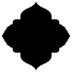 Islamic Label Emblem Shape Glyph Pictogram symbol visual illustration