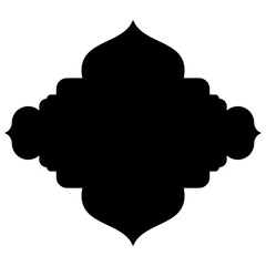Islamic Label Emblem Shape Glyph Pictogram symbol visual illustration