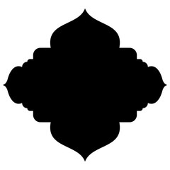 Islamic Label Emblem Shape Glyph Pictogram symbol visual illustration