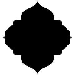 Islamic Label Emblem Shape Glyph Pictogram symbol visual illustration