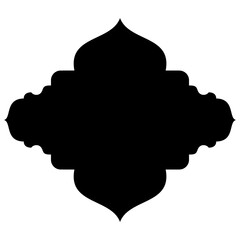Islamic Label Emblem Shape Glyph Pictogram symbol visual illustration