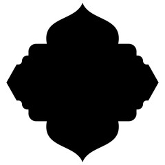 Islamic Label Emblem Shape Glyph Pictogram symbol visual illustration