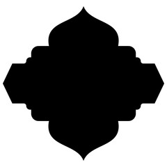 Islamic Label Emblem Shape Glyph Pictogram symbol visual illustration