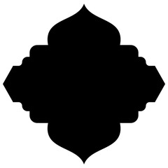 Islamic Label Emblem Shape Glyph Pictogram symbol visual illustration