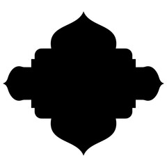Islamic Label Emblem Shape Glyph Pictogram symbol visual illustration