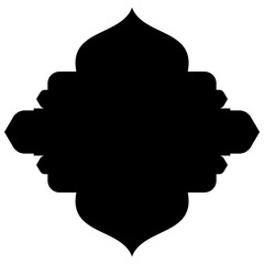 Islamic Label Emblem Shape Glyph Pictogram symbol visual illustration