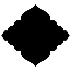 Islamic Label Emblem Shape Glyph Pictogram symbol visual illustration