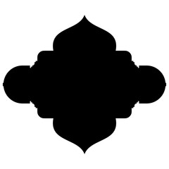 Islamic Label Emblem Shape Glyph Pictogram symbol visual illustration