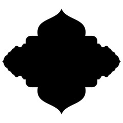 Islamic Label Emblem Shape Glyph Pictogram symbol visual illustration