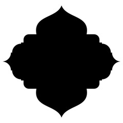 Islamic Label Emblem Shape Glyph Pictogram symbol visual illustration