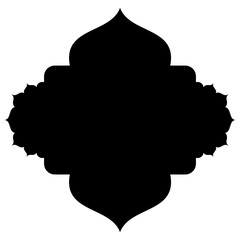 Islamic Label Emblem Shape Glyph Pictogram symbol visual illustration