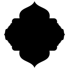 Islamic Label Emblem Shape Glyph Pictogram symbol visual illustration