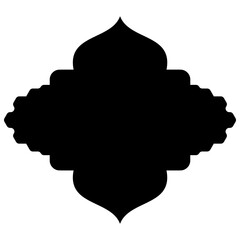 Islamic Label Emblem Shape Glyph Pictogram symbol visual illustration