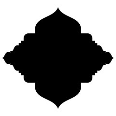 Islamic Label Emblem Shape Glyph Pictogram symbol visual illustration