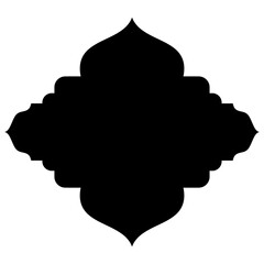 Islamic Label Emblem Shape Glyph Pictogram symbol visual illustration