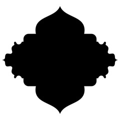 Islamic Label Emblem Shape Glyph Pictogram symbol visual illustration