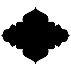 Islamic Label Emblem Shape Glyph Pictogram symbol visual illustration