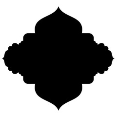 Islamic Label Emblem Shape Glyph Pictogram symbol visual illustration
