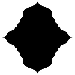Islamic Label Emblem Shape Glyph Pictogram symbol visual illustration
