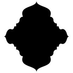 Islamic Label Emblem Shape Glyph Pictogram symbol visual illustration