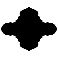 Islamic Label Emblem Shape Glyph Pictogram symbol visual illustration