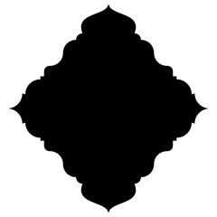 Islamic Label Emblem Shape Glyph Pictogram symbol visual illustration