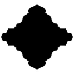 Islamic Label Emblem Shape Glyph Pictogram symbol visual illustration