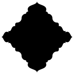 Islamic Label Emblem Shape Glyph Pictogram symbol visual illustration