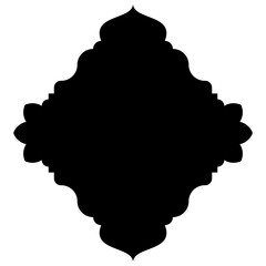Islamic Label Emblem Shape Glyph Pictogram symbol visual illustration