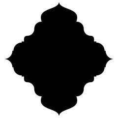 Islamic Label Emblem Shape Glyph Pictogram symbol visual illustration