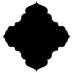 Islamic Label Emblem Shape Glyph Pictogram symbol visual illustration