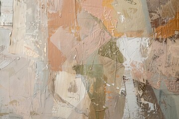 A Tapestry of Colors. Textured Abstract Art Capturing a Mosaic of Muted Tones.