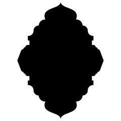Islamic Label Emblem Shape Glyph Pictogram symbol visual illustration