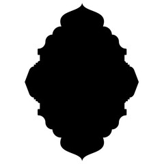 Islamic Label Emblem Shape Glyph Pictogram symbol visual illustration