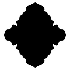 Islamic Label Emblem Shape Glyph Pictogram symbol visual illustration