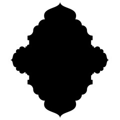 Islamic Label Emblem Shape Glyph Pictogram symbol visual illustration