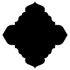 Islamic Label Emblem Shape Glyph Pictogram symbol visual illustration