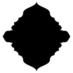 Islamic Label Emblem Shape Glyph Pictogram symbol visual illustration