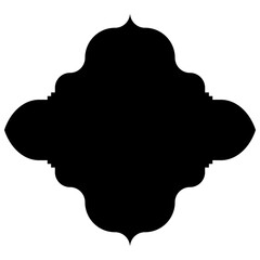 Islamic Label Emblem Shape Glyph Pictogram symbol visual illustration