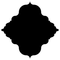 Islamic Label Emblem Shape Glyph Pictogram symbol visual illustration