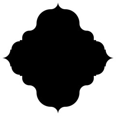 Islamic Label Emblem Shape Glyph Pictogram symbol visual illustration