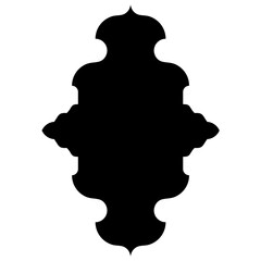 Islamic Label Emblem Shape Glyph Pictogram symbol visual illustration