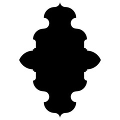 Islamic Label Emblem Shape Glyph Pictogram symbol visual illustration