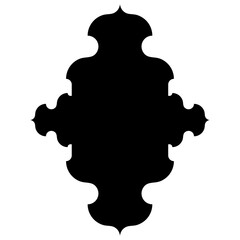 Islamic Label Emblem Shape Glyph Pictogram symbol visual illustration