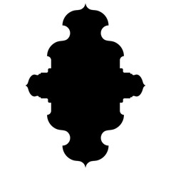 Islamic Label Emblem Shape Glyph Pictogram symbol visual illustration