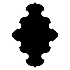 Islamic Label Emblem Shape Glyph Pictogram symbol visual illustration