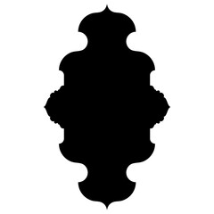 Islamic Label Emblem Shape Glyph Pictogram symbol visual illustration