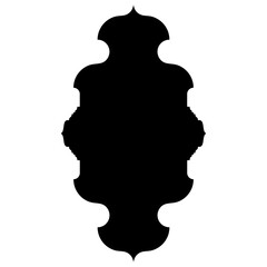 Islamic Label Emblem Shape Glyph Pictogram symbol visual illustration