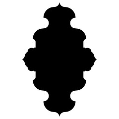 Islamic Label Emblem Shape Glyph Pictogram symbol visual illustration